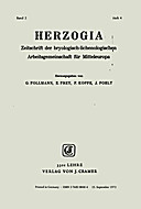 Cover image of: Herzogia Band 2 Heft 4