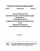 Cover image of: Global Tectonics and Metallogeny Volume 1 Number 3