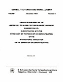 Cover image of: Global Tectonics and Metallogeny Volume 1 Number 4
