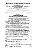 Cover image of: Global Tectonics and Metallogeny Volume 5 Number 1-2