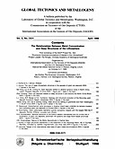 Cover image of: Global Tectonics and Metallogeny Volume 6 Number 3-4