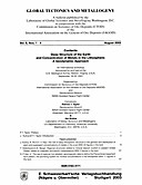 Cover image of: Global Tectonics and Metallogeny Volume 8 Number 1-4