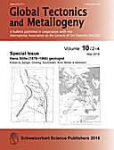 Cover image of: Global Tectonics and Metallogeny Volume 10 Number 2-4