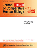 Cover image of: HOMO Volume 70 No 4
