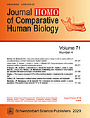 Cover image of: HOMO Volume 71 No 4