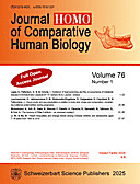 Cover image of: HOMO Volume 76 No 1