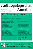 Cover image of: Anthropologischer Anzeiger Volume 66 No. 1