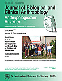 Cover image of: Anthropologischer Anzeiger Volume 77 No. 5