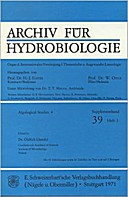 Cover image of: Algological Studies/Archiv für Hydrobiologie, Supplement Volumes No. 4