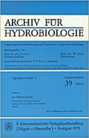 Cover image of: Algological Studies/Archiv für Hydrobiologie, Supplement Volumes No. 5