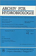 Cover image of: Algological Studies/Archiv für Hydrobiologie, Supplement Volumes No. 8