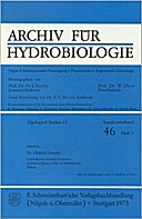 Cover image of: Algological Studies/Archiv für Hydrobiologie, Supplement Volumes No. 12