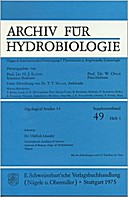 Cover image of: Algological Studies/Archiv für Hydrobiologie, Supplement Volumes No. 14
