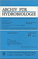 Cover image of: Algological Studies/Archiv für Hydrobiologie, Supplement Volumes No. 15