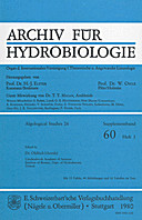 Cover image of: Algological Studies/Archiv für Hydrobiologie, Supplement Volumes No. 26