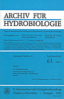 Cover image of: Algological Studies/Archiv für Hydrobiologie, Supplement Volumes No. 30