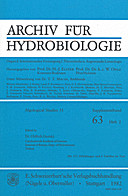 Cover image of: Algological Studies/Archiv für Hydrobiologie, Supplement Volumes No. 31