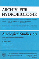 Cover image of: Algological Studies/Archiv für Hydrobiologie, Supplement Volumes No. 58