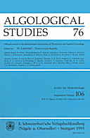 Cover image of: Algological Studies/Archiv für Hydrobiologie, Supplement Volumes No. 76