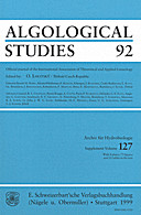 Cover image of: Algological Studies/Archiv für Hydrobiologie, Supplement Volumes No. 92