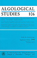 Cover image of: Algological Studies/Archiv für Hydrobiologie, Supplement Volumes No. 106
