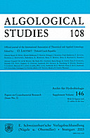 Cover image of: Algological Studies/Archiv für Hydrobiologie, Supplement Volumes No. 108