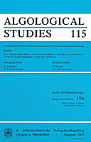 Cover image of: Algological Studies/Archiv für Hydrobiologie, Supplement Volumes No. 115