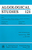 Cover image of: Algological Studies/Archiv für Hydrobiologie, Supplement Volumes No. 121