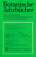 Cover image of: Botanische Jahrbücher für Systematik, Pflanzengeschichte und Pflanzengeographie Band 127 Heft 1