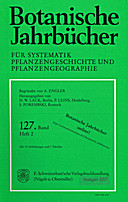 Cover image of: Botanische Jahrbücher für Systematik, Pflanzengeschichte und Pflanzengeographie Band 127 Heft 2