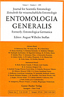 Cover image of: Entomologia Generalis Volume 5 Number 2