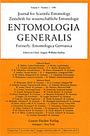 Cover image of: Entomologia Generalis Volume 6 Number 1