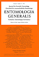 Cover image of: Entomologia Generalis Volume 8 Number 2-3