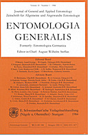 Cover image of: Entomologia Generalis Volume 10 Number 1