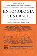 Cover image of: Entomologia Generalis Volume 11 Number 1-2