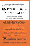 Cover image of: Entomologia Generalis Volume 11 Number 3-4