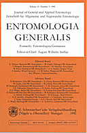 Cover image of: Entomologia Generalis Volume 15 Number 3