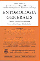 Cover image of: Entomologia Generalis Volume 15 Number 4