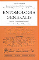 Cover image of: Entomologia Generalis Volume 17 Number 4