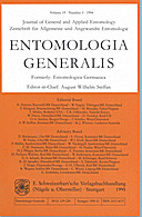 Cover image of: Entomologia Generalis Volume 19 Number 3