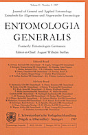 Cover image of: Entomologia Generalis Volume 21 Number 3