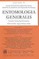 Cover image of: Entomologia Generalis Volume 22 Number 2