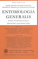 Cover image of: Entomologia Generalis Volume 22 Number 3-4