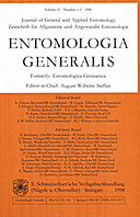 Cover image of: Entomologia Generalis Volume 23 Number 1-2