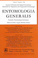Cover image of: Entomologia Generalis Volume 23 Number 4