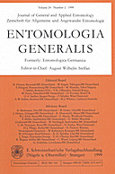 Cover image of: Entomologia Generalis Volume 24 Number 2