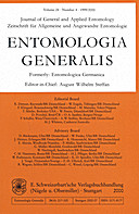 Cover image of: Entomologia Generalis Volume 24 Number 4