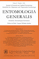 Cover image of: Entomologia Generalis Volume 25 Number 2