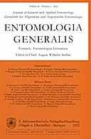 Cover image of: Entomologia Generalis Volume 26 Number 1