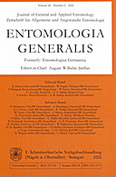 Cover image of: Entomologia Generalis Volume 26 Number 2